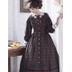 Surface Spell Poems Hidden In The Pleats Victorian Open Front One Piece(Limited Pre-Order/3 Colours/Full Payment Without Shipping)